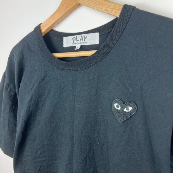 CDG Comme Des Garçons Play Black Heart T Shirt - Picture 2 of 5